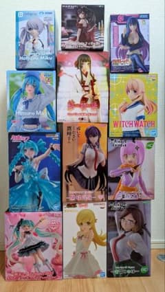 【鷹峰さん/戦場ヶ原/初音ミク他】プライズフィギュア 12体セット まとめ売り