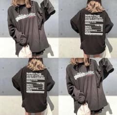 gleeshwater ロングスリーブTシャツ ブラックのサムネイル
