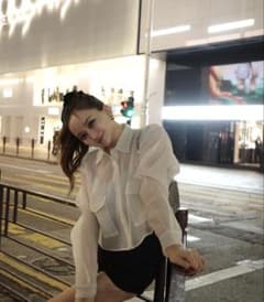 thetoe シースルー ホワイト クロップドシャツ　新品未開封のサムネイル