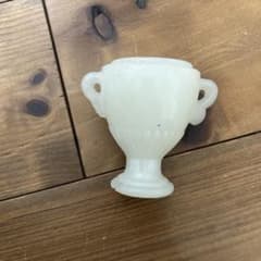 ヴィンテージ エッグカップ 不透明白カップ 年代物 - メルカリ