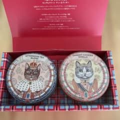 アフタヌーンティー ナタリーレテ 限定　紅茶　缶 猫　キング＆クイーン ギフトのサムネイル
