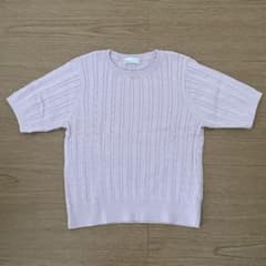 《新品》半袖 ケーブルニットのサムネイル