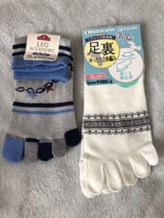 5本指ソックス　二足のサムネイル