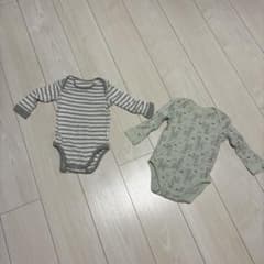 UNIQLO ベビー ロンパース 2枚セット 80cmのサムネイル