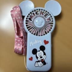 【美品♡】Disney ミッキーマウス ハンディファン 本体のサムネイル