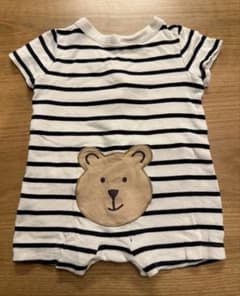 baby gap ストライプロンパース 3-6ヶ月のサムネイル