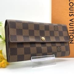 ✨美品✨ルイヴィトン　ポルトフィユ サラ　ダミエ　財布　N61734のサムネイル