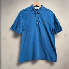 90s LACOSTE SPORT ポロシャツ ブルー サイズ3 ラコステ - メルカリ