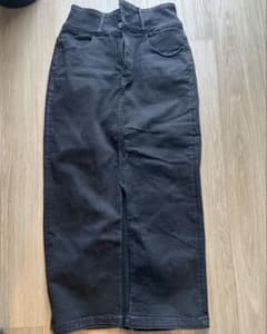 AZUL BY MOUSSY ブラック デニム タイトスカート Mのサムネイル