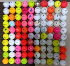 Kasco 他カラフルゴルフボール 100個セット