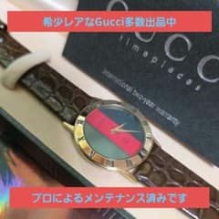 ⭐【超美品レア】グッチ3100.jシェリーライン腕時計(新品電池稼働品