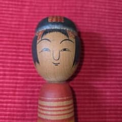 伝統的な手描きこけし人形工人、系統不明 - メルカリ