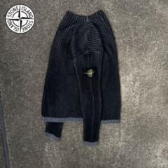 定10万希少 24AW Stone Island リブニット ウール ショート丈 - メルカリ