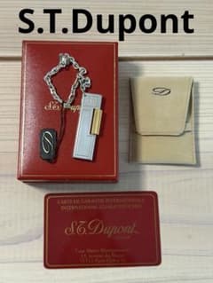 デュポン dupont キーホルダー シルバー - メルカリ