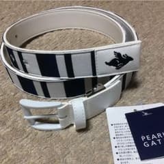 半額 PEARLY GATES パーリーゲイツ ボーダーベルト 定価11,880のサムネイル
