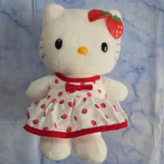 いちご 苺 イチゴ ワンピース キティちゃん ハローキティ ぬいぐるみのサムネイル