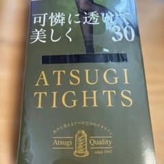 ATSUGI ブラック タイツ JM-L 30デニールのサムネイル