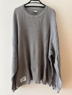 WTAPS ダブルタップス 23AW コットンワッフル グレー M WTAPS ダブルタップス 23AW コットンワッフル グレー size 04 - メルカリ