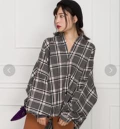 ウールチェックＢＩＧシャツ