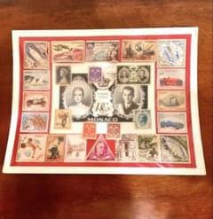 1956年モナコ公国レーニエ大公＆グレース・ケリー、結婚記念