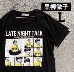 ニューヨークＴシャツ　LATE NIGHT TALK グレー　黒柳徹子　M ニューヨークTシャツ：LATE NIGHT TALK グレー - 黒柳徹子 公式