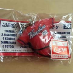 【値下げ！】カープグッズ ユニホームストラップ 赤松のサムネイル