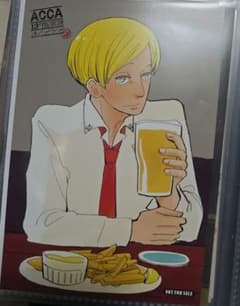acca13구 감찰과 아카 특전 일러스트 카드 엽서 아웃리온당