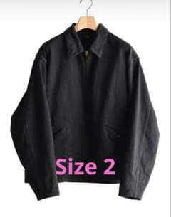 26SS comoli コモリ ブラックデニム ジップショートジャケット - メルカリ