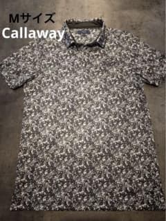 ​Callaway 総柄ポロシャツ メンズ Mサイズ ゴルフウェアのサムネイル