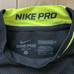 Nike Pro Dri-FIT 長袖シャツ S ブラック/イエローのサムネイル