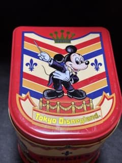 東京ディズニーランド 97年製 クッキー缶 レトロデザイン ミッキーマウス