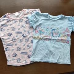 Disney Princess 半袖Tシャツ 2枚セット 120cmのサムネイル