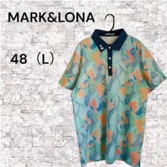 MARK&LONAマークアンドロナ ポロシャツ48 MLM-0B-AP17ゴルフ - メルカリ