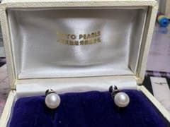 TAIYO PEARLS パールイヤリング ネジ式 SILVER刻印 約7mmのサムネイル