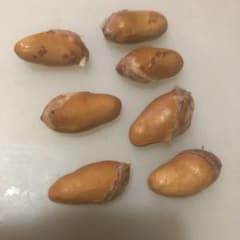 榴莲の種，ドリアンの種。7个（発芽間近)のサムネイル