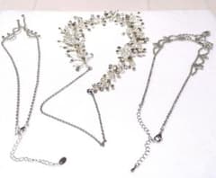 【美品】ブライダル、パーティーアクセサリー 3点セット まとめ売りのサムネイル
