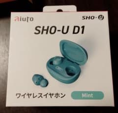 ワイヤレスイヤホン SHO-U D ミントのサムネイル