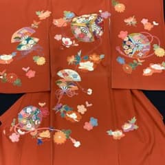 最高級新品正絹産着京友禅手描き美術、特撰盛本金、祝い四季花車古典上品遊び道具文 最高級新品正絹産着祝着☆京友禅手描き美術、特撰盛本金、祝い四季花