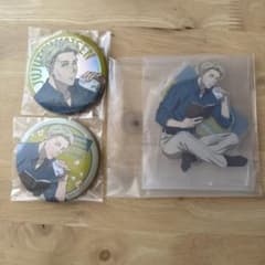 呪術廻戦 セガラッキーくじ 七海建人 アクリルスタンド 缶バッジ2種