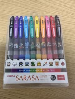 ZEBRA SARASA スーパーマリオ 10色セット 0.5mmのサムネイル
