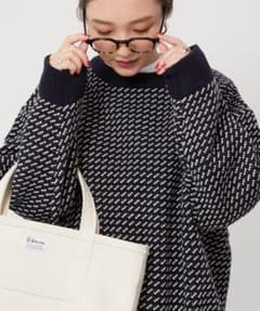 FREAK'S STORE バーズアイニット ネイビーのサムネイル