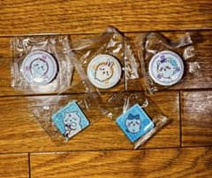 치이카와 쿠라 스시 콜라보레이션 캔 배지 마그넷 5점 세트