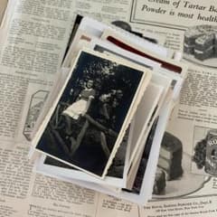 海外の古い写真 100枚 C ジャンクジャーナル 紙もの 蚤の市