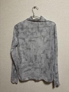シアーハイネック長袖カットソー グレー系のサムネイル