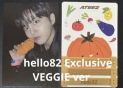 ATEEZ ホンジュン ジョンホ hello82チェリー トレカ EU US限定 ATEEZ ジョンホ hello82 VEGGIE アメリカ 限定 US EU - メルカリ