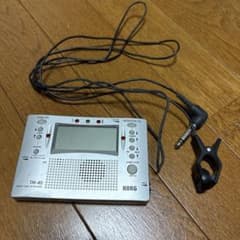 中古　KORG TM-40 デジタルチューナー・メトロノーム　チューナーマイク付のサムネイル