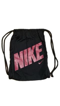 NIKE Y2K ナップサック ブラック ピンクロゴのサムネイル