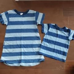 ボーダー Tシャツ　お揃い　120    100のサムネイル