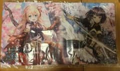 アリサ エリカ 1周年 プレイマット 海外限定 Shadowverse シャドウバース・エボルヴ 簡体字版1周年 アリサ エリカプレイマット