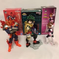僕のヒーローアカデミア 開封済み フィギュア 3点セット まとめ売り